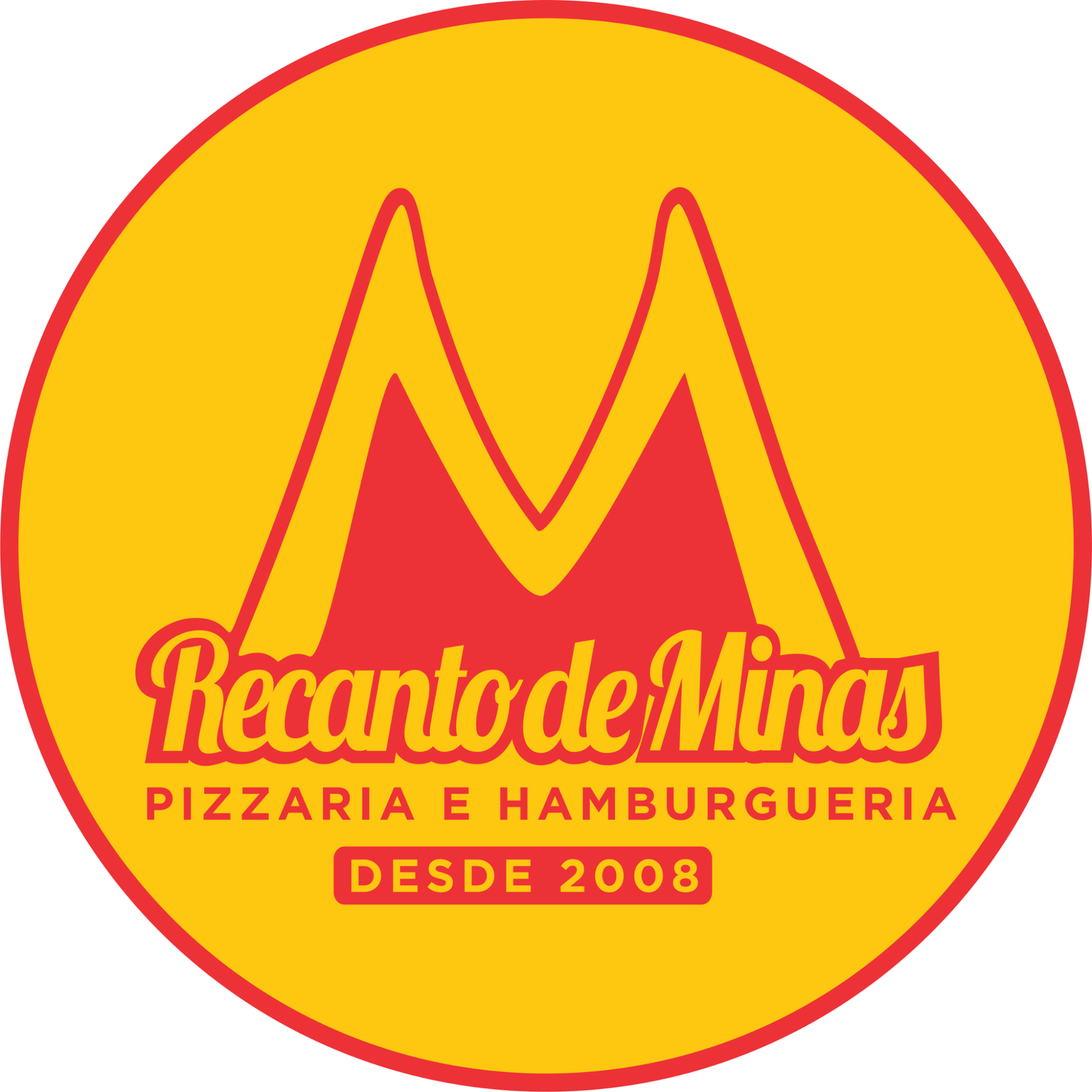 Logo de Recanto de Minas Pizzaria e Hamburgueria