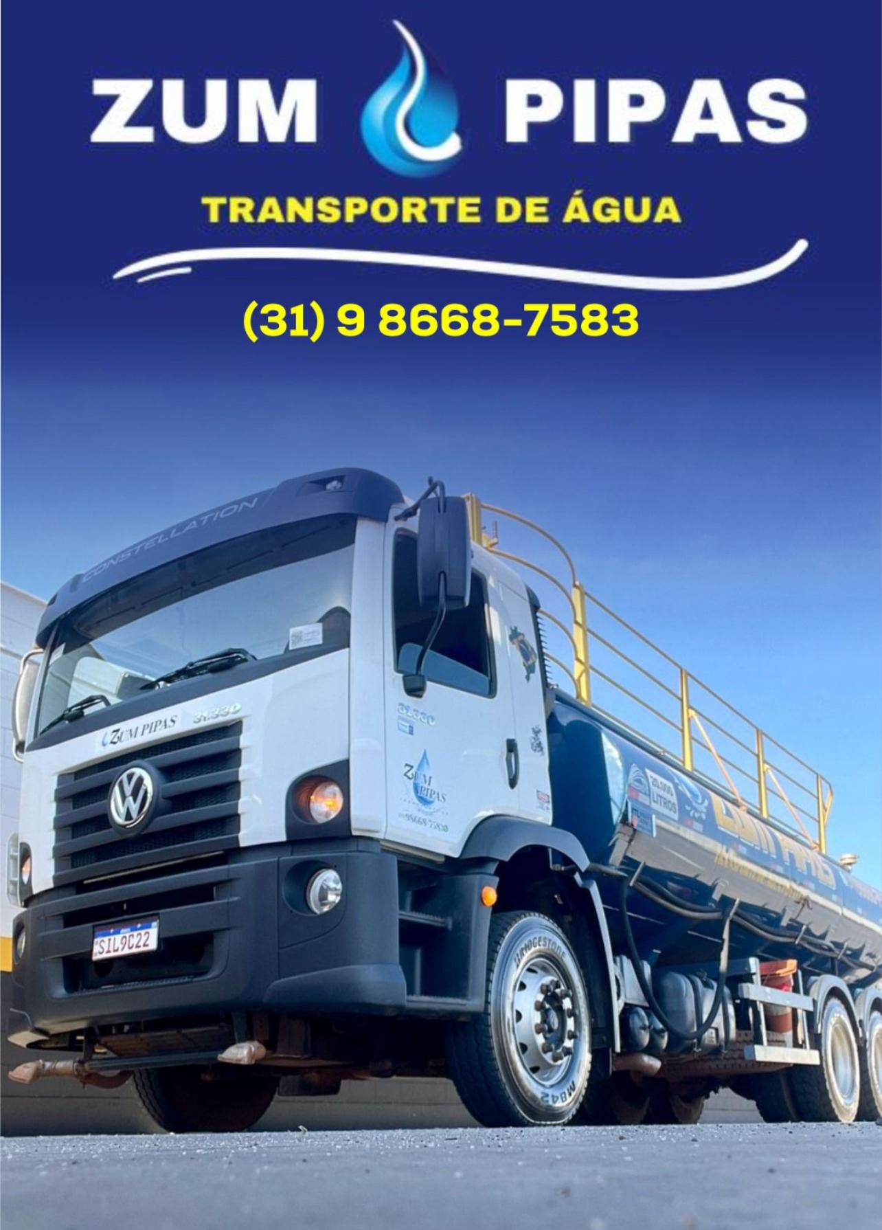 Logo de Zum pipas Comércio e transporte de água